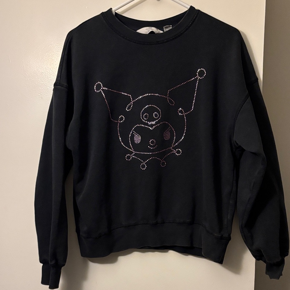 H&M Kuromi Sweatshirt with Pink Graphic